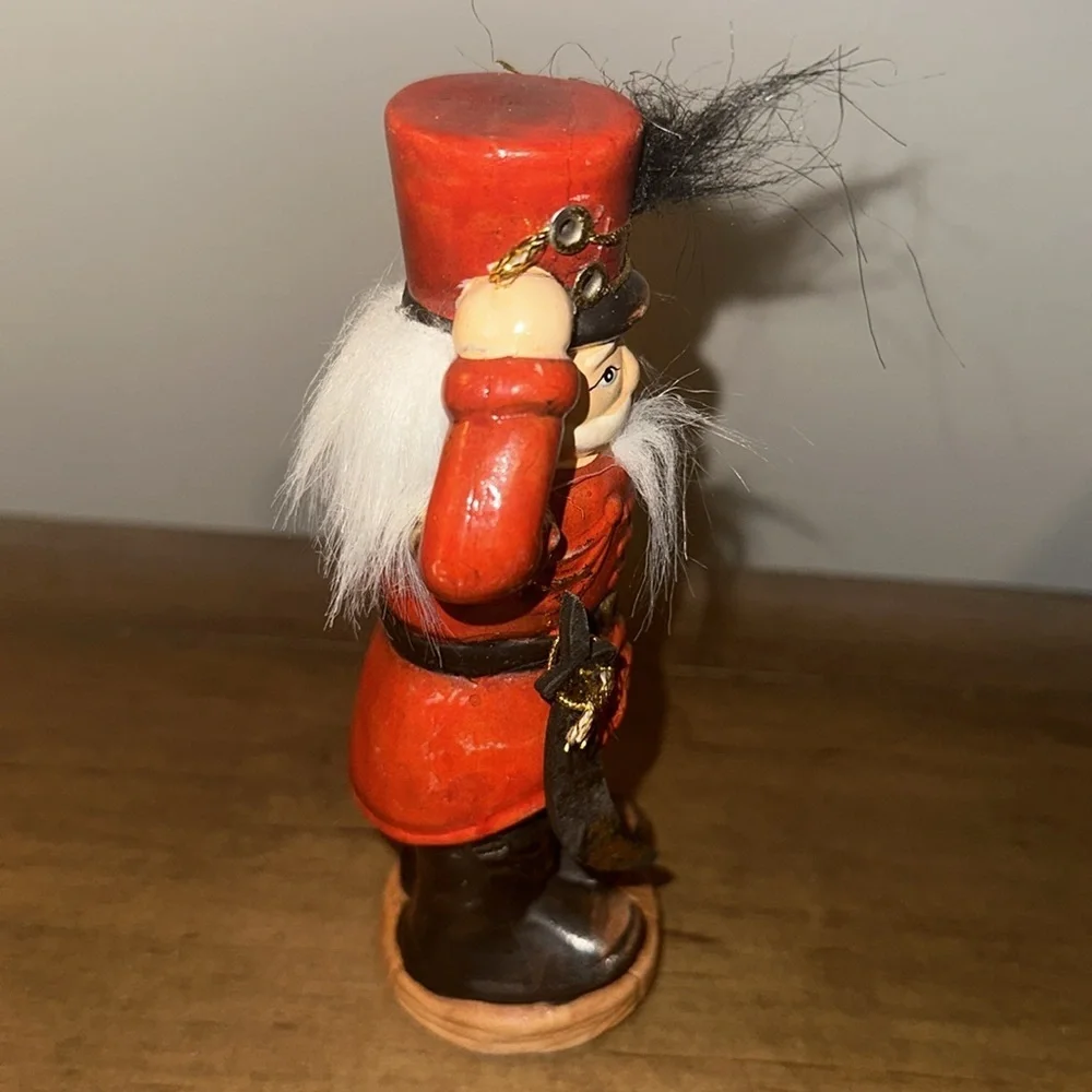 Vintage Faux Terra Cotta Soldier Christmas Nutcracker